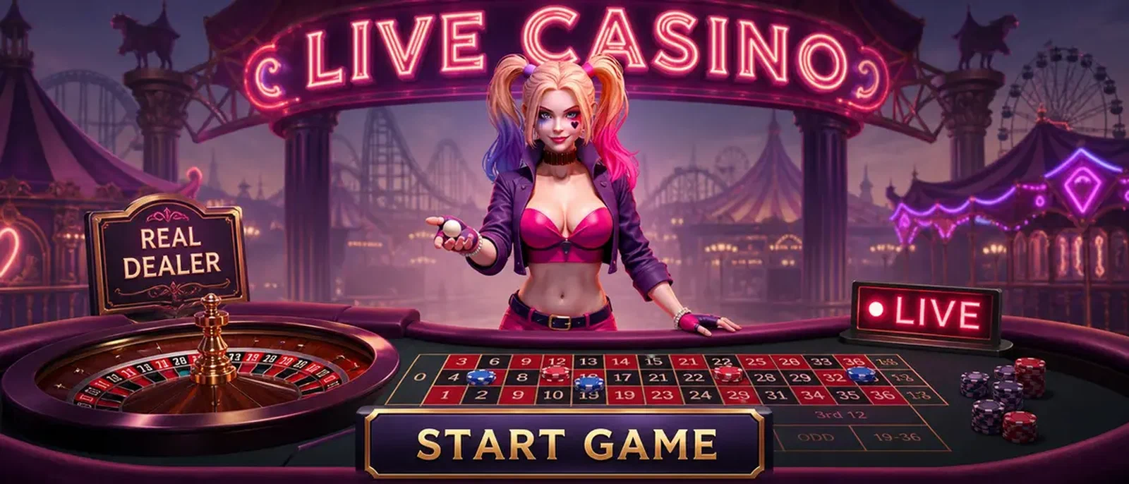 NV Live Casino Tische